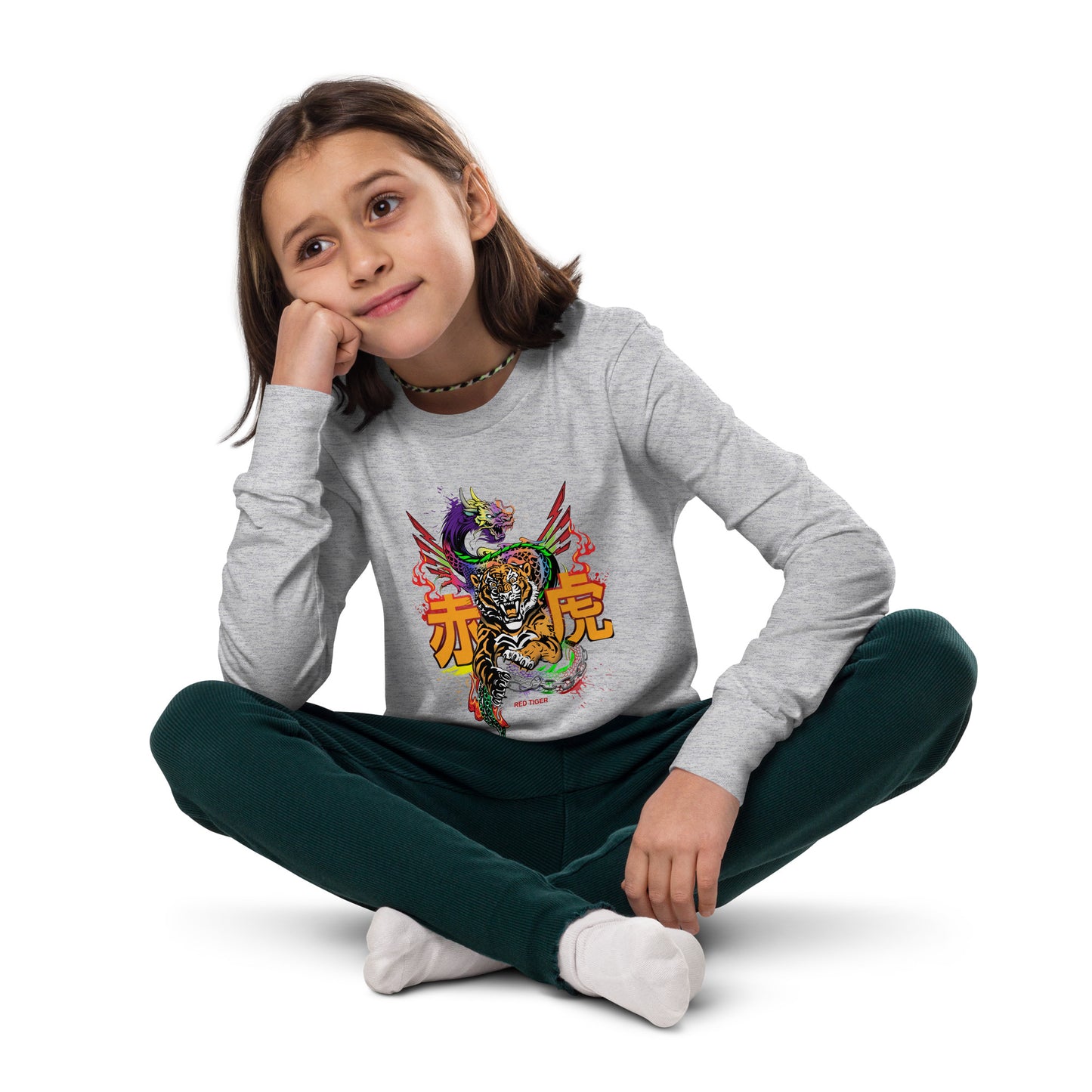Tiger's Birth Youth Long Sleeve Tee