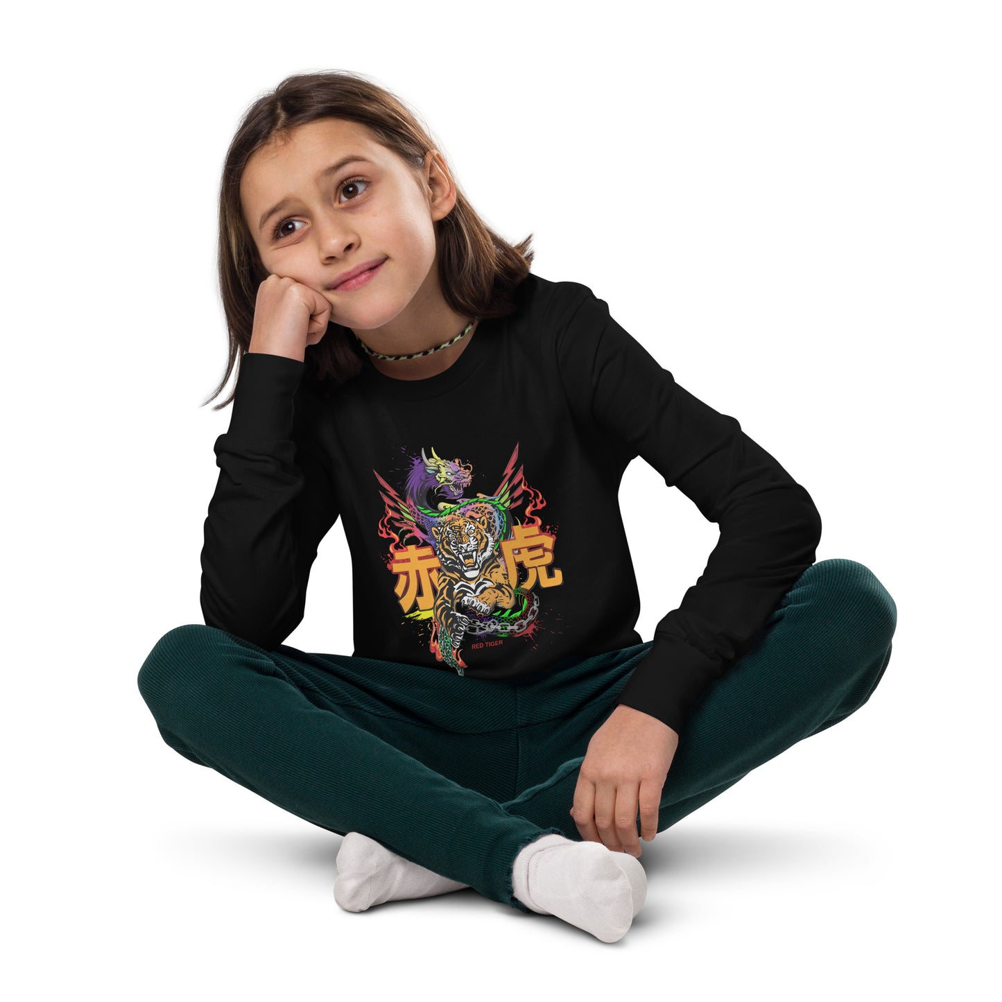 Tiger's Birth Youth Long Sleeve Tee