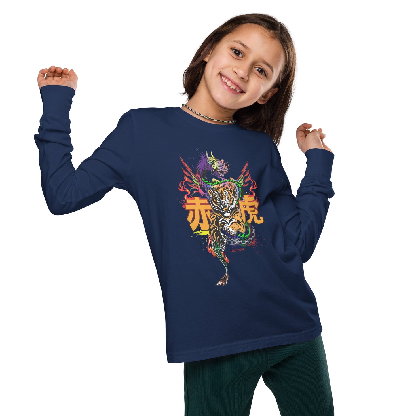 Tiger's Birth Youth Long Sleeve Tee