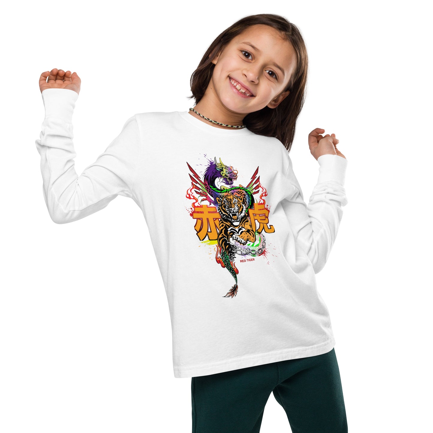 Tiger's Birth Youth Long Sleeve Tee